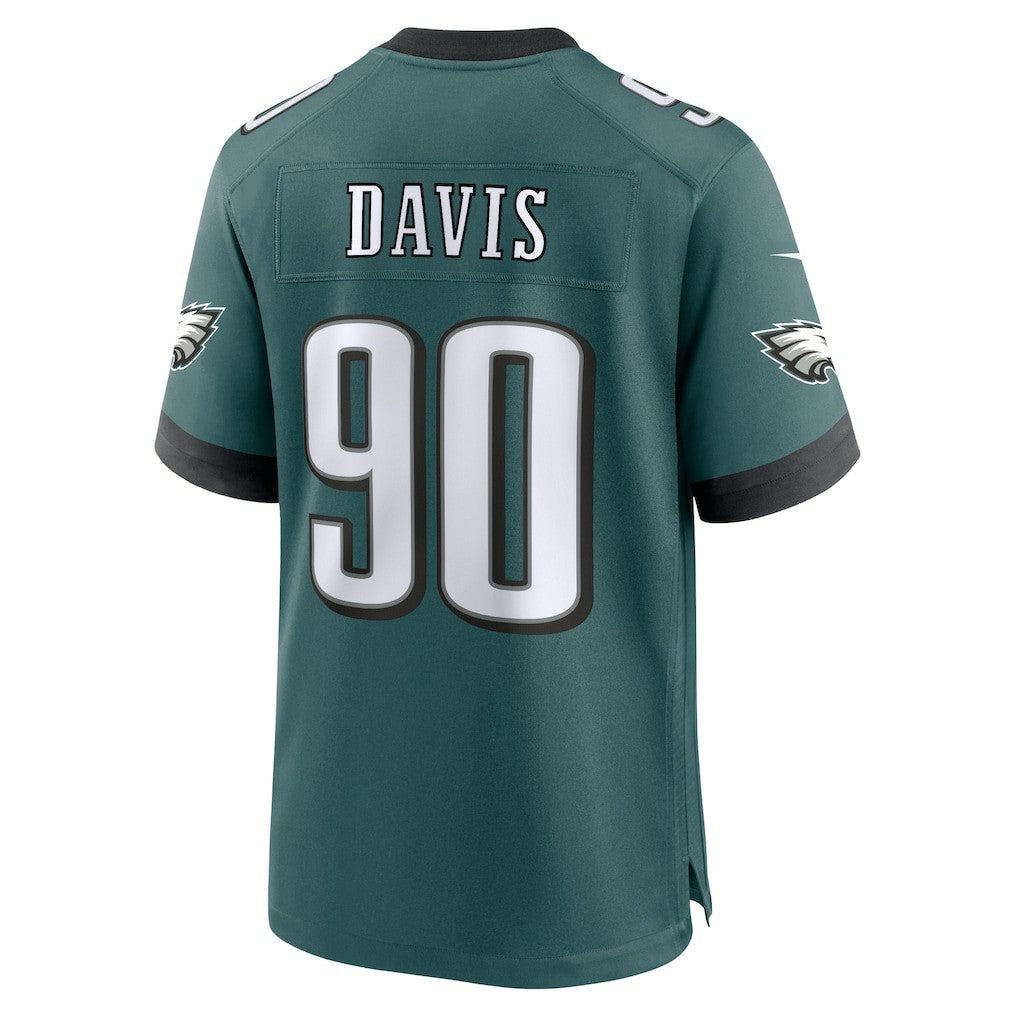 Jordan Davis  Team Game Jersey - Philadelphia Eagles Jerseys