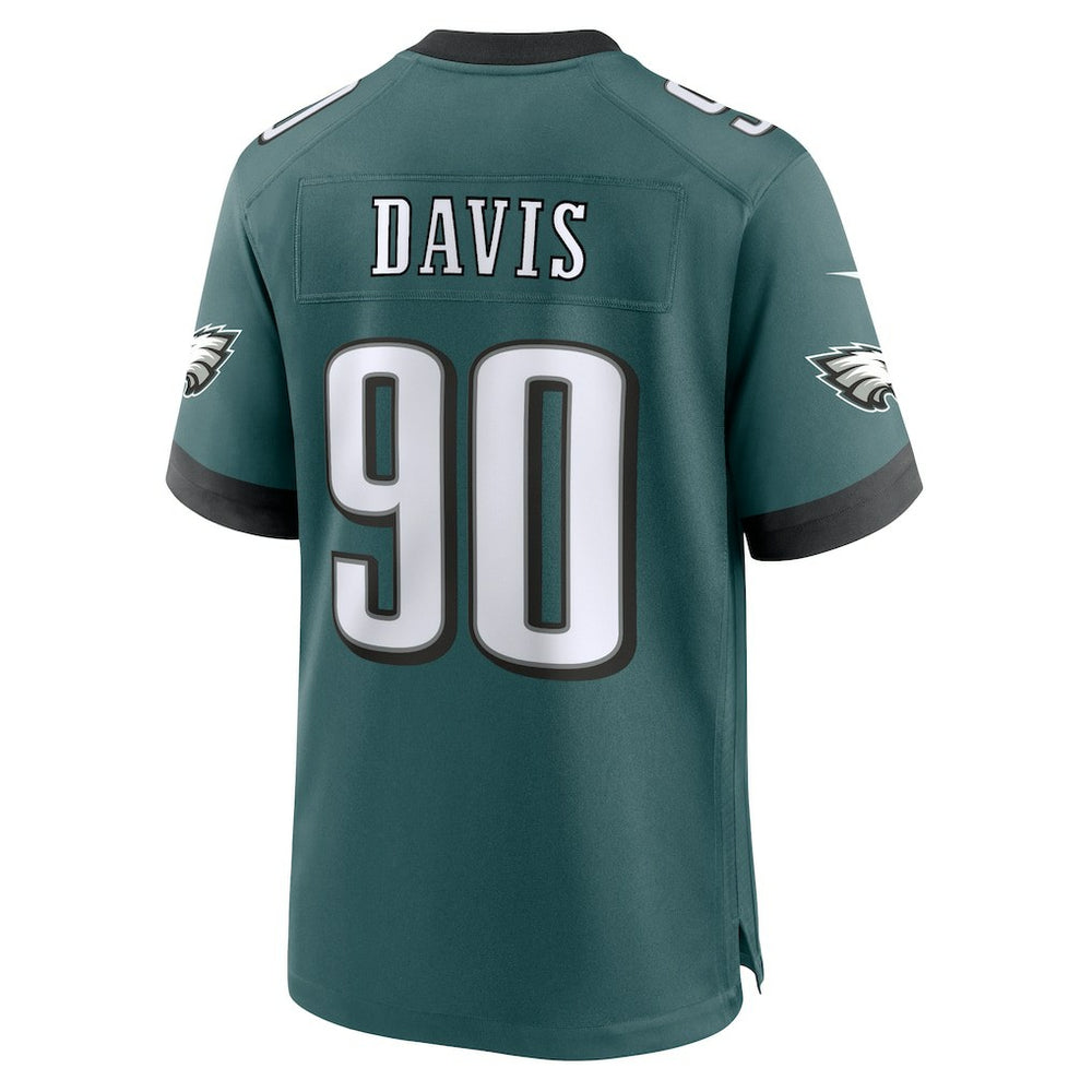 Jordan Davis  Team Game Jersey - Philadelphia Eagles Jerseys