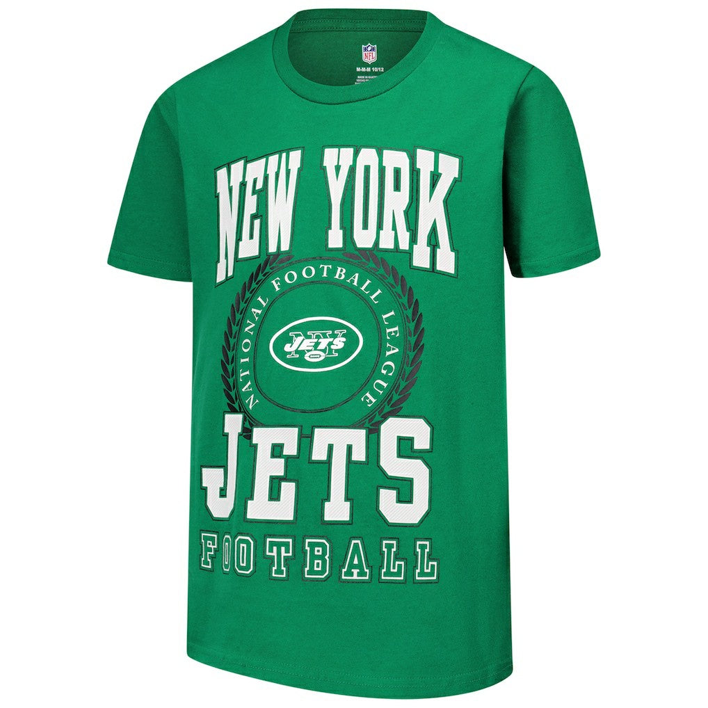 Youth Stitched Up Retro Logo T-Shirt - New York Jets T-shirts