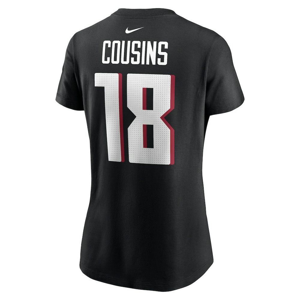Kirk Cousins  Women's Player Name & Number T-Shirt - Atlanta Falcons T-shirts