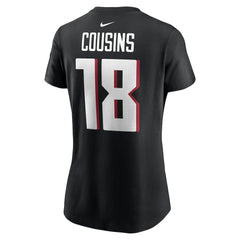Kirk Cousins  Women's Player Name & Number T-Shirt - Atlanta Falcons T-shirts