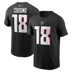 Kirk Cousins  Player Name & Number T-Shirt - Atlanta Falcons T-shirts