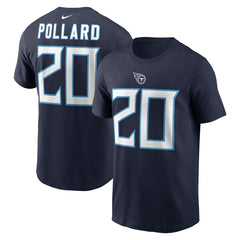 Tony Pollard  Player Name & Number T-Shirt - Tennessee Titans T-shirts