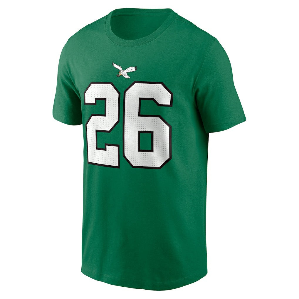 Saquon Barkley  Player Name & Number T-Shirt - Philadelphia Eagles T-shirts