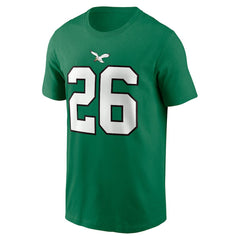 Saquon Barkley  Player Name & Number T-Shirt - Philadelphia Eagles T-shirts