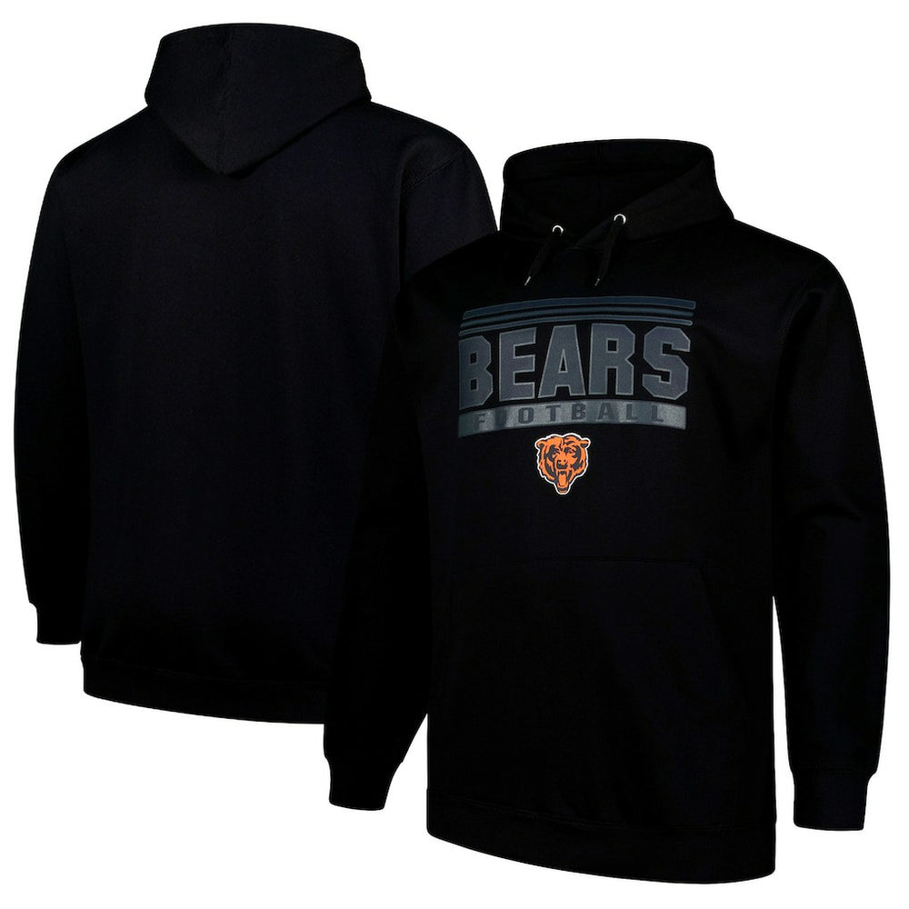 Big & Tall Pop Pullover Hoodie - Chicago Bears Hoodies
