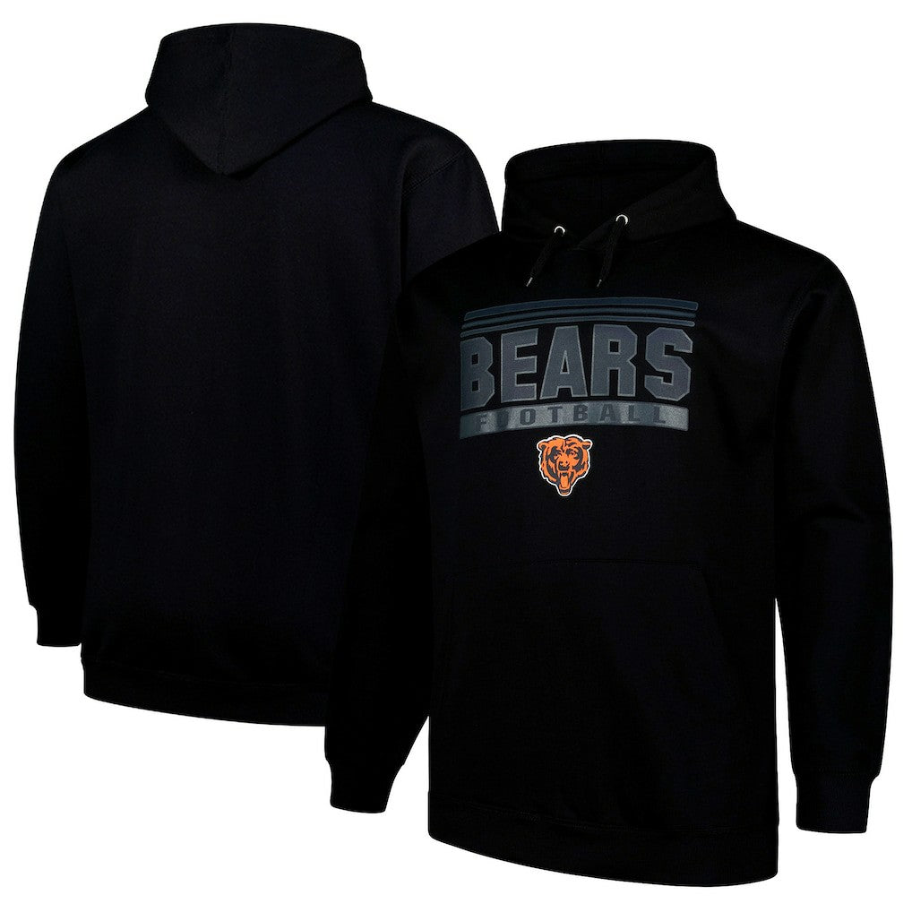 Big & Tall Pop Pullover Hoodie - Chicago Bears Hoodies