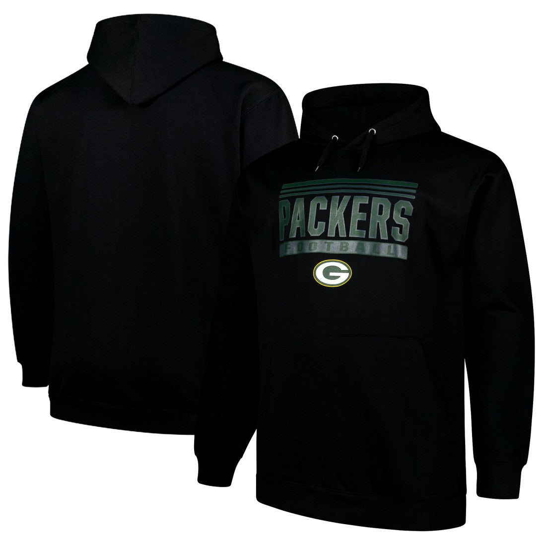 Big & Tall Pop Pullover Hoodie - Green Bay Packers Hoodies