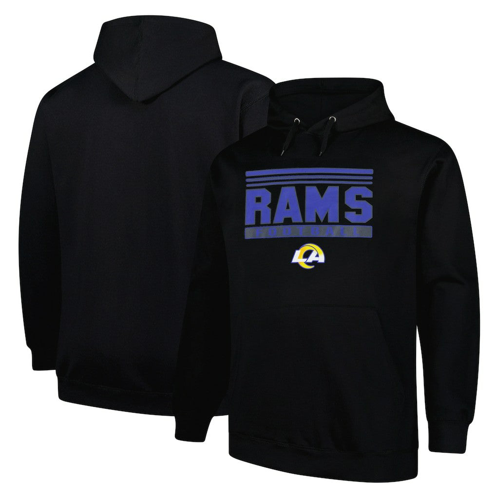 Big & Tall Pop Pullover Hoodie - Los Angeles Rams Hoodies