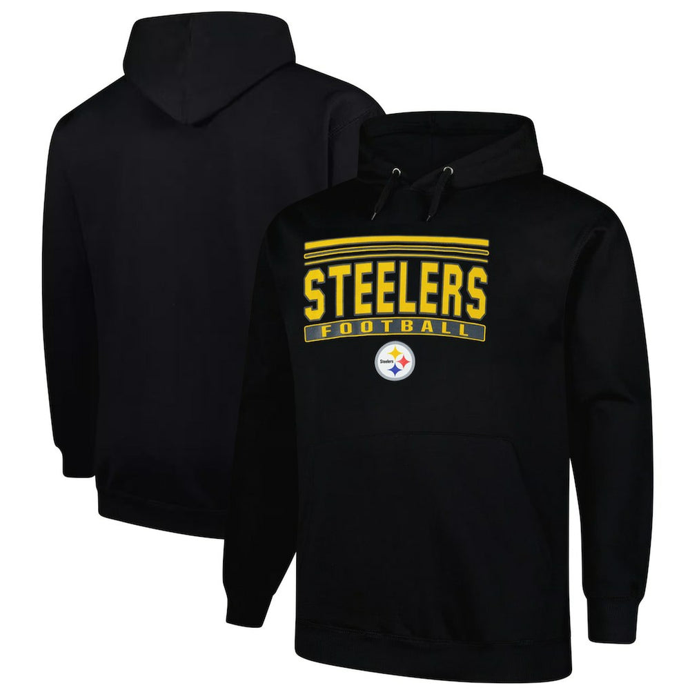 Big & Tall Pop Pullover Hoodie - Pittsburgh Steelers Hoodies