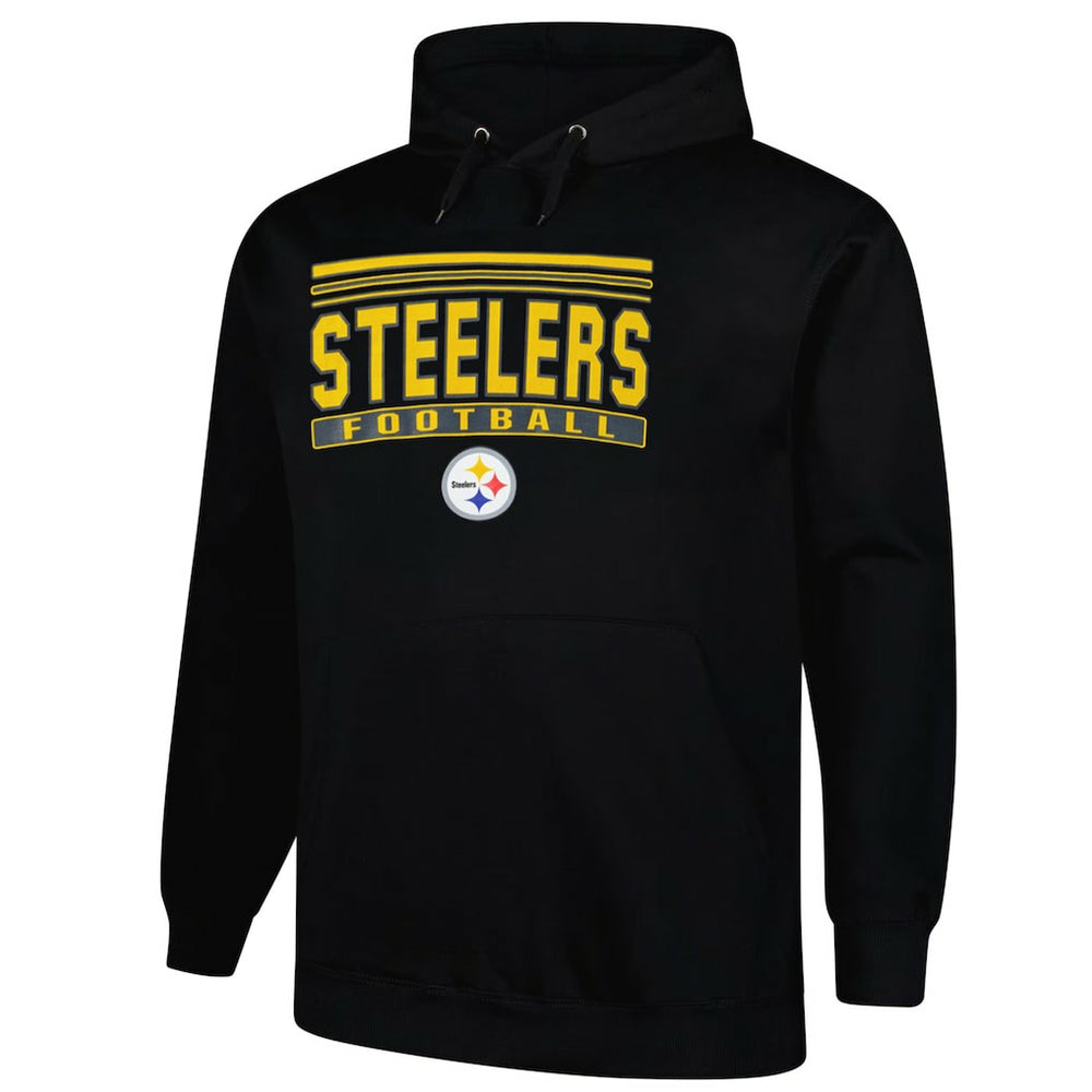 Big & Tall Pop Pullover Hoodie - Pittsburgh Steelers Hoodies
