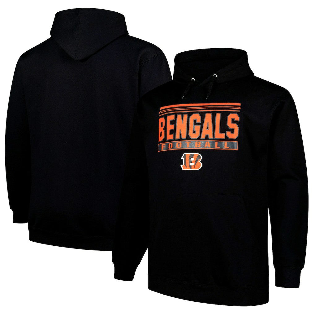 Big & Tall Pop Pullover Hoodie - Cincinnati Bengals Hoodies