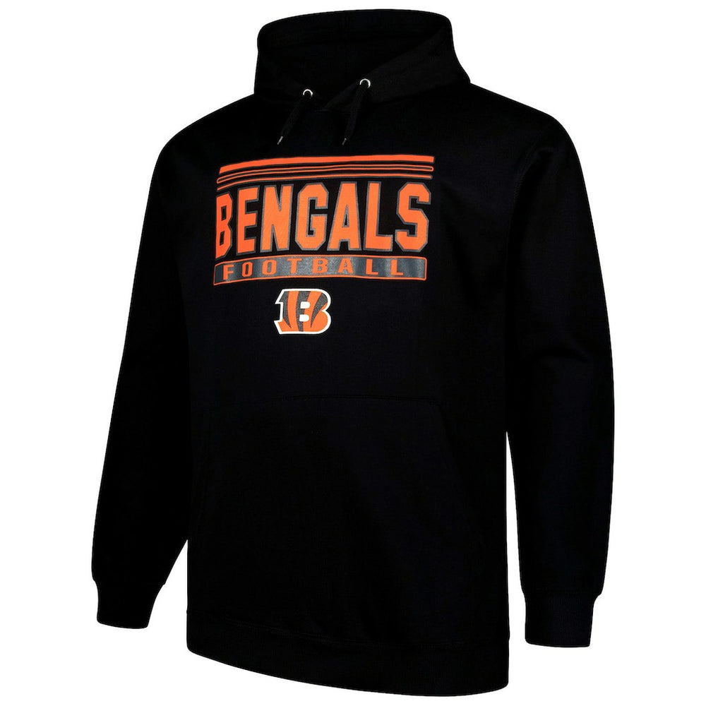 Big & Tall Pop Pullover Hoodie - Cincinnati Bengals Hoodies