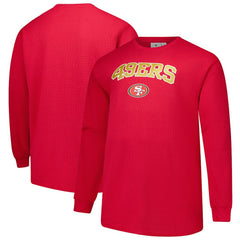 Big & Tall Thermal Long Sleeve T-Shirt - San Francisco 49ers T-shirts