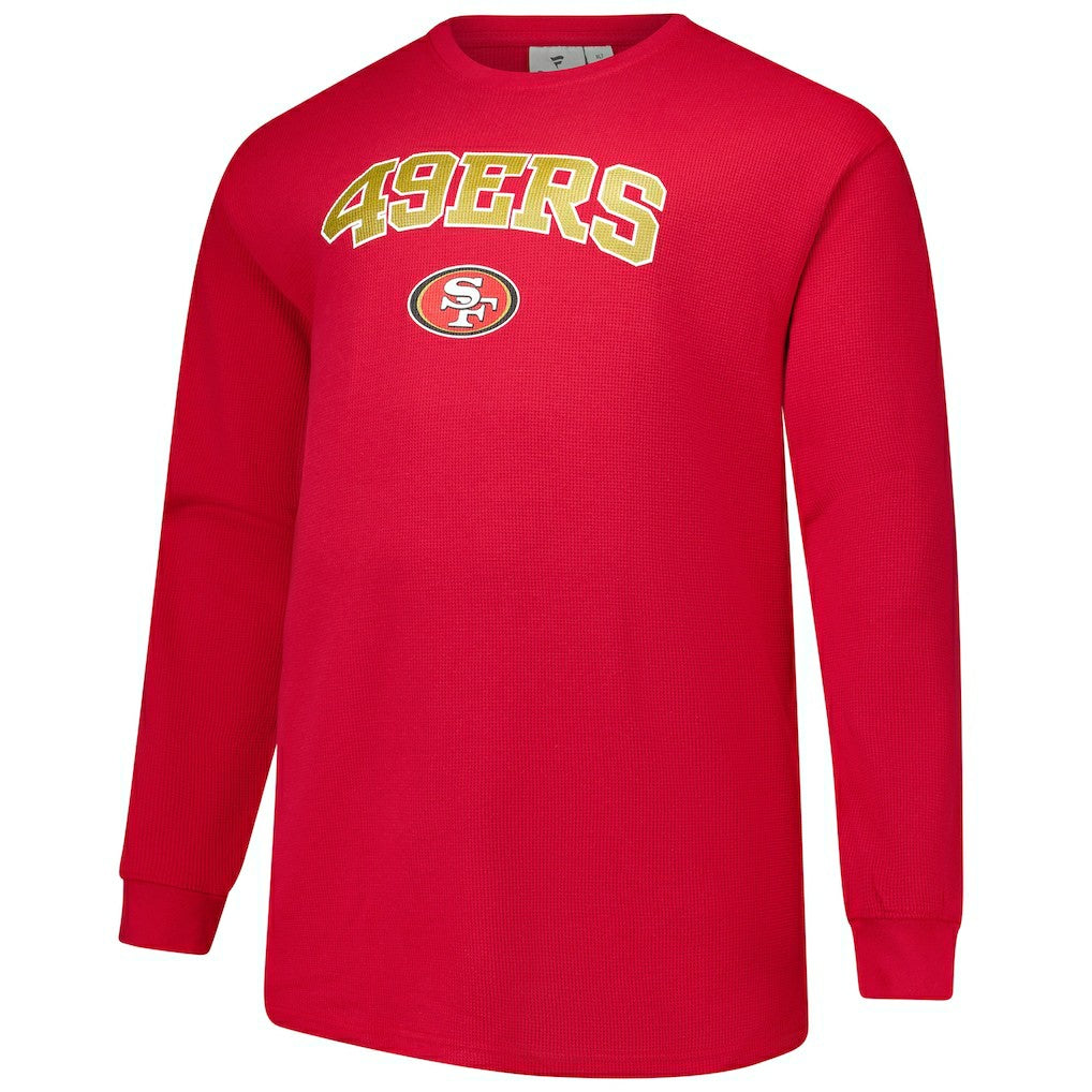 Big & Tall Thermal Long Sleeve T-Shirt - San Francisco 49ers T-shirts