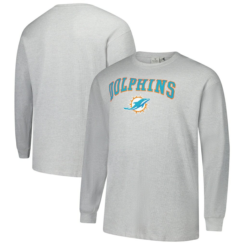 Big & Tall Thermal Long Sleeve T-Shirt - Miami Dolphins T-shirts