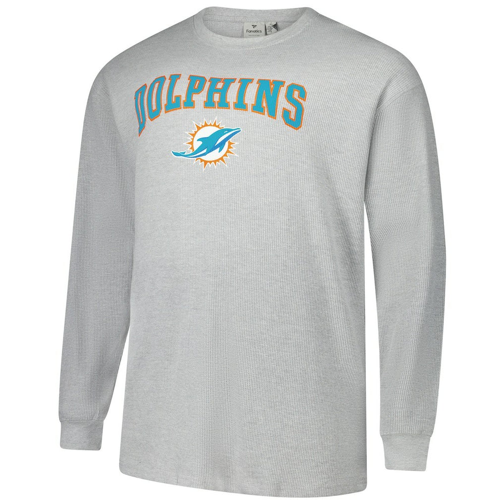 Big & Tall Thermal Long Sleeve T-Shirt - Miami Dolphins T-shirts