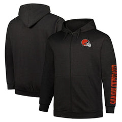 Big & Tall Sleeve Hit Full-Zip Hoodie - Cleveland Browns Hoodies