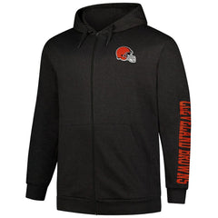 Big & Tall Sleeve Hit Full-Zip Hoodie - Cleveland Browns Hoodies
