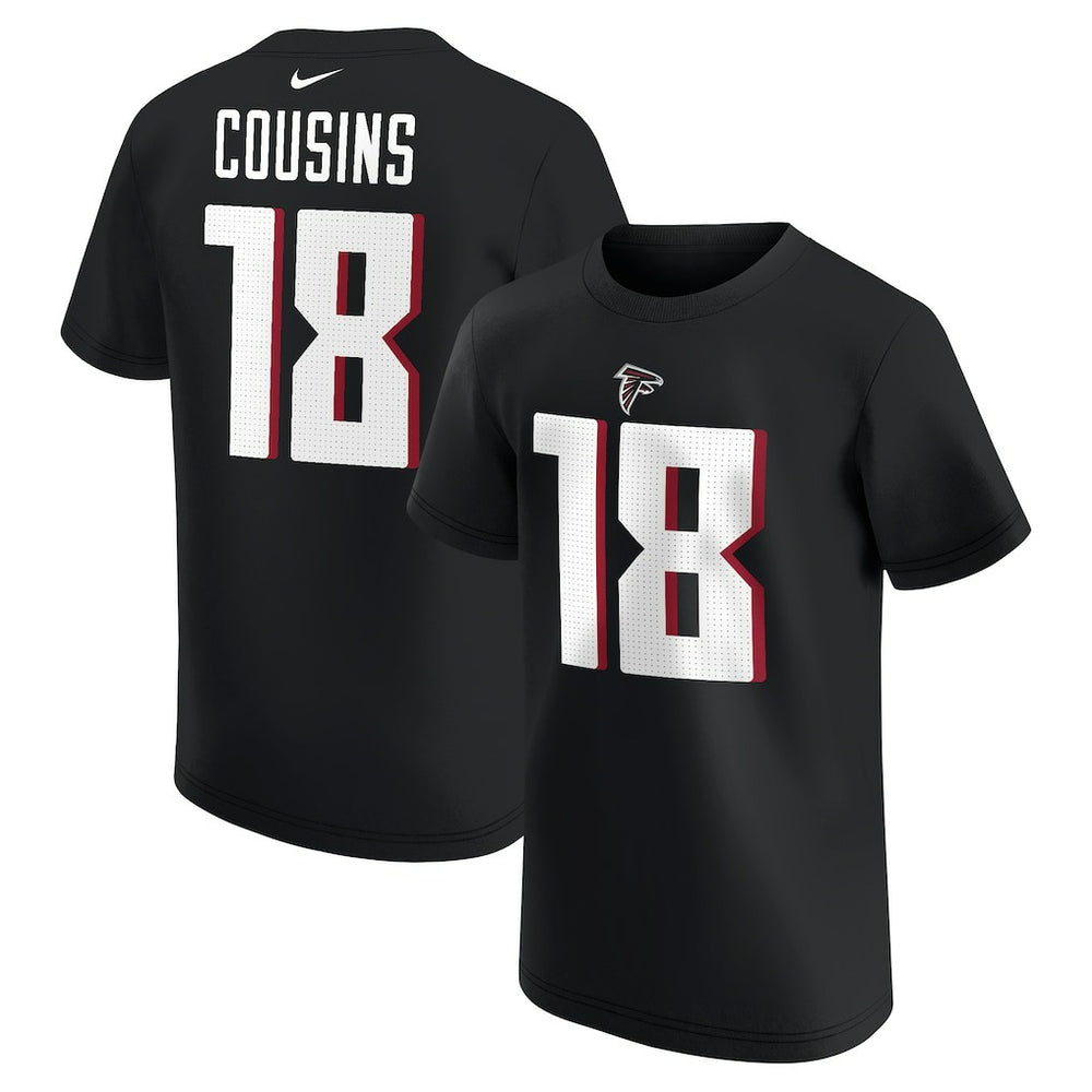 Kirk Cousins  Youth Player Name & Number T-Shirt - Atlanta Falcons T-shirts