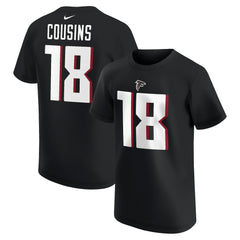 Kirk Cousins  Youth Player Name & Number T-Shirt - Atlanta Falcons T-shirts