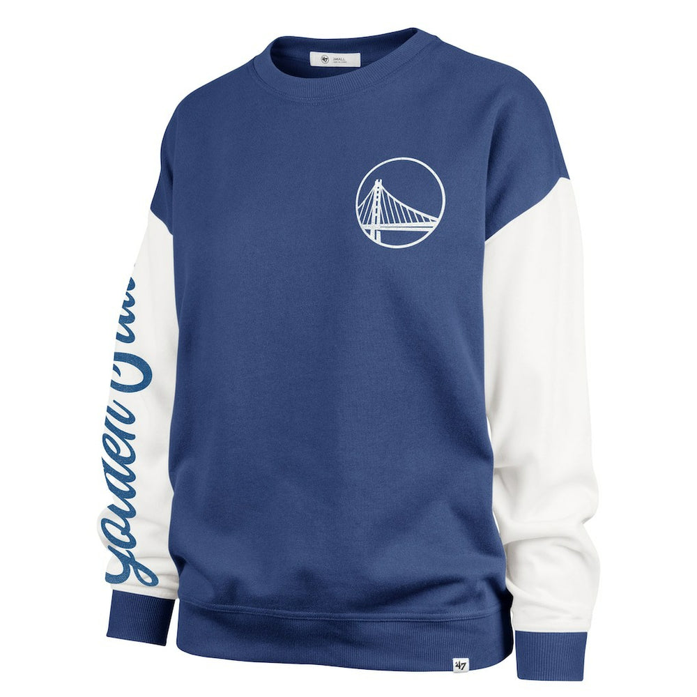 47 brand Golden State Warriors '47 Women's Plus Size Oversized Rise Andie Pullover Sweatshirt sale