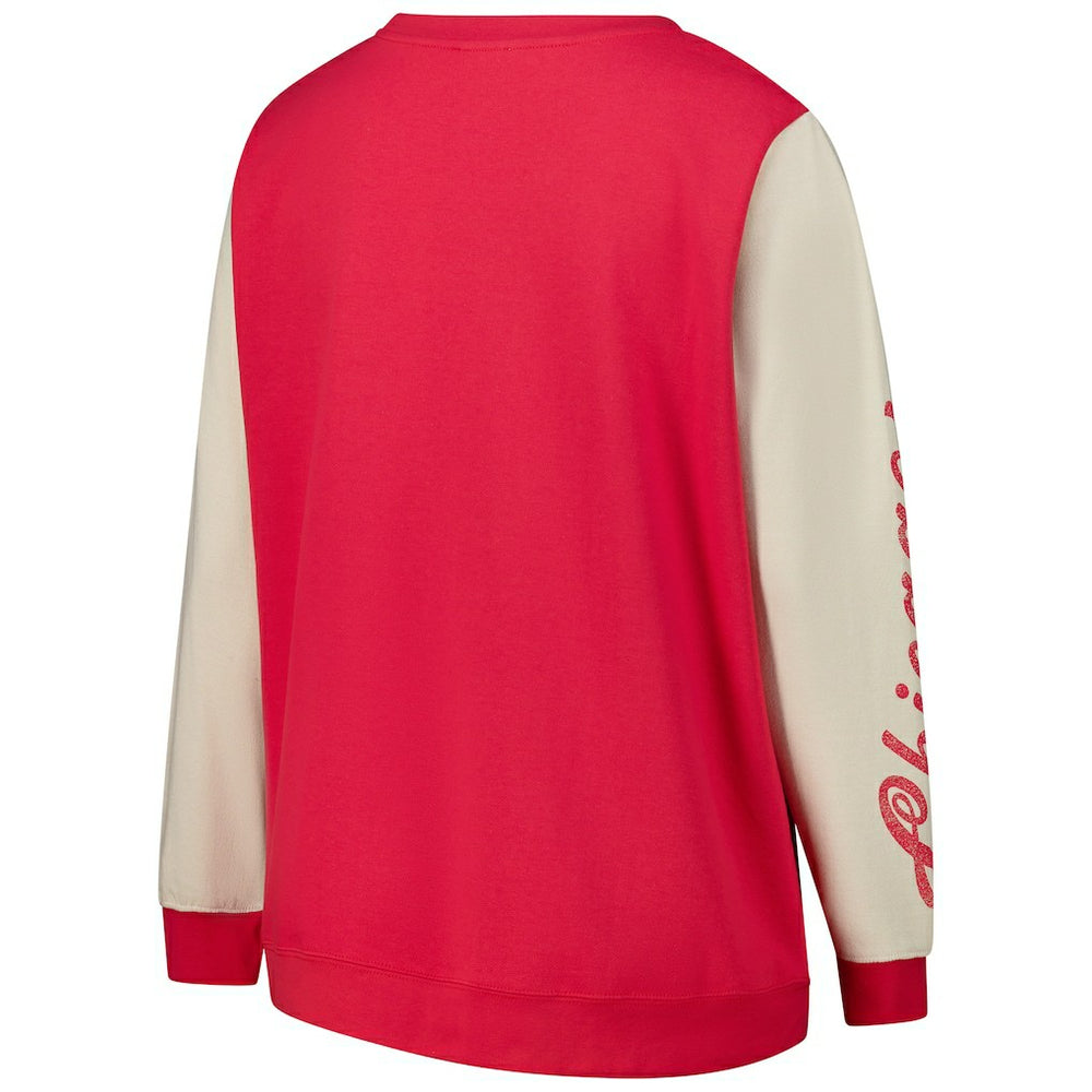 47 brand Chicago Bulls '47 Women's Plus Size Oversized Rise Andie Pullover Sweatshirt