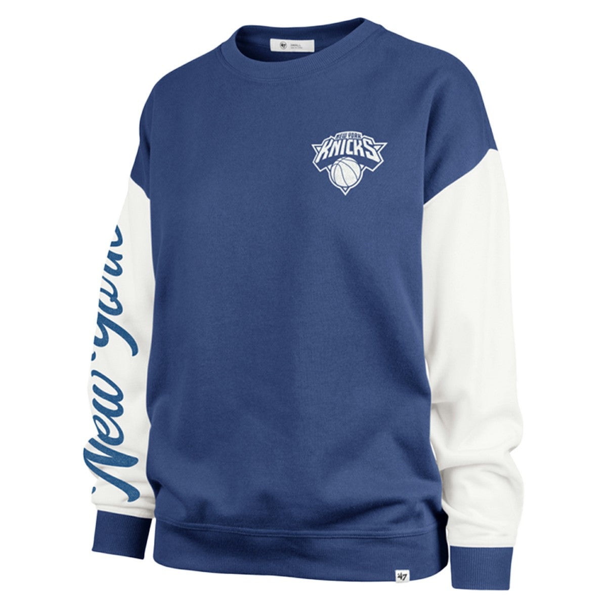 47 brand New York Knicks '47 Women's Plus Size Oversized Rise Andie Pullover Sweatshirt