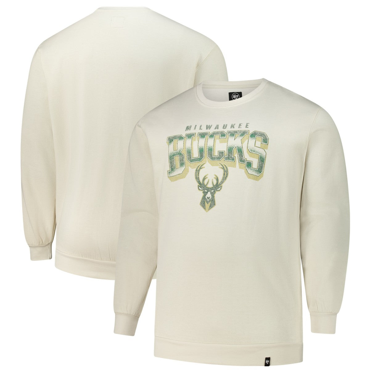 47 brand Milwaukee Bucks '47 Big & Tall Spotlight Headline Pullover Sweatshirt