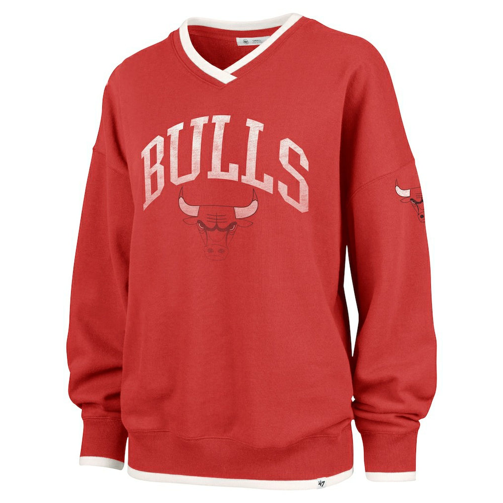 47 brand Chicago Bulls '47 Women's Rise Wax Pack Daze '80s Oversize Pullover Sweatshirt