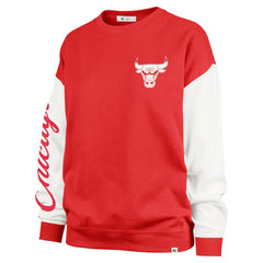 47 brand Chicago Bulls '47 Women's Rise Andie Oversized Pullover Sweatshirt