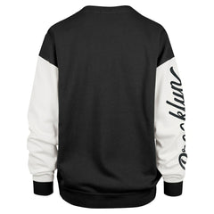 47 brand Brooklyn Nets '47 Women's Rise Andie Oversized Pullover Sweatshirt