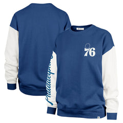 47 brand Philadelphia 76ers '47 Women's Rise Andie Oversized Pullover Sweatshirt