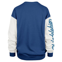 47 brand Philadelphia 76ers '47 Women's Rise Andie Oversized Pullover Sweatshirt