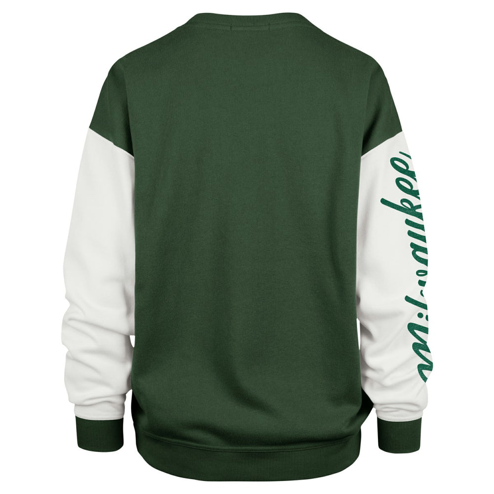 47 brand Milwaukee Bucks '47 Women's Rise Andie Oversized Pullover Sweatshirt