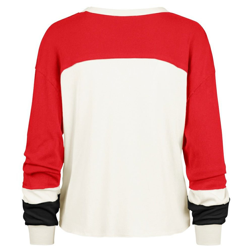 47 brand Chicago Bulls '47 Women's Curve Raglan Long Sleeve T-Shirt sale
