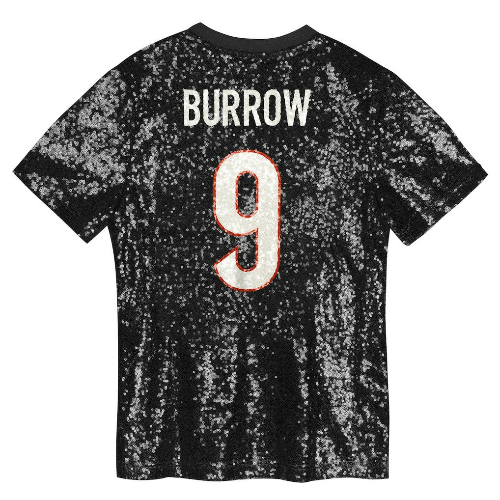 Joe Burrow  Women's Player Name & Number V-Neck Fashion Jersey - Cincinnati Bengals Jerseys