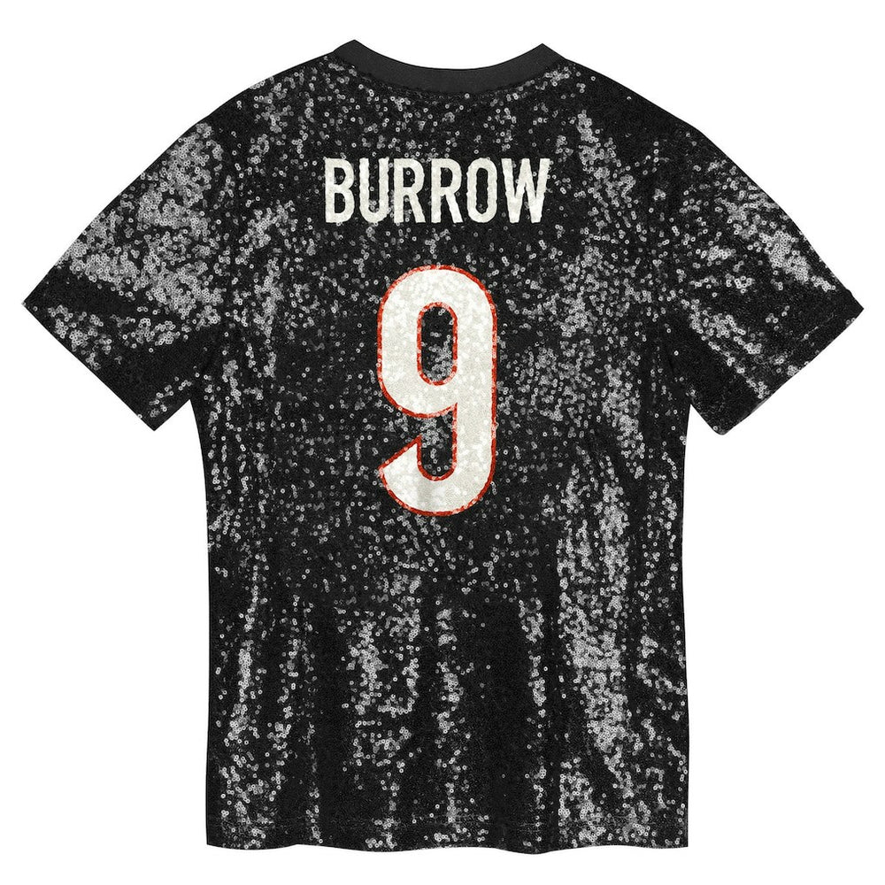 Joe Burrow  Women's Player Name & Number V-Neck Fashion Jersey - Cincinnati Bengals Jerseys