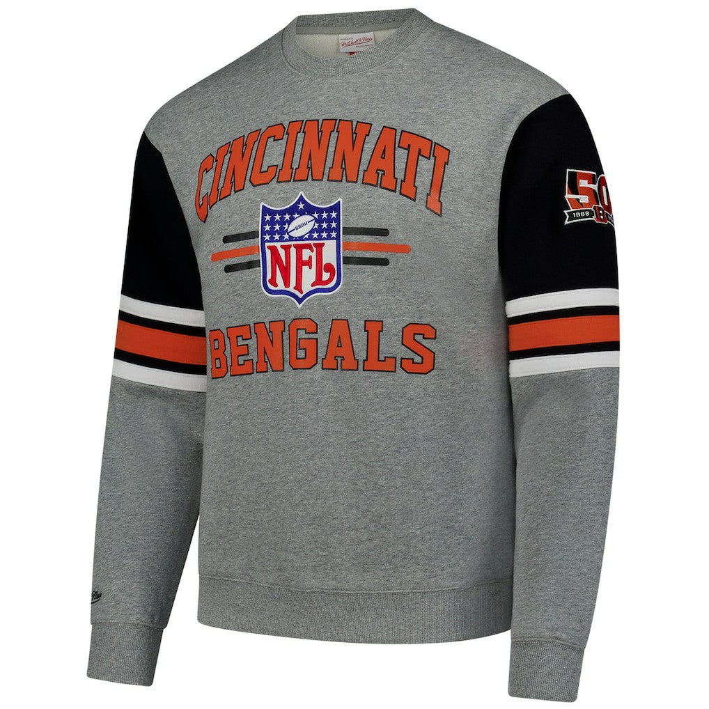 All Over 4.0 Vintage Logo Pullover Sweatshirt - Cincinnati Bengals Pullover