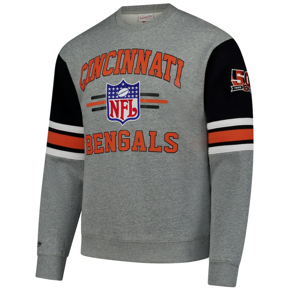 All Over 4.0 Vintage Logo Pullover Sweatshirt - Cincinnati Bengals Pullover
