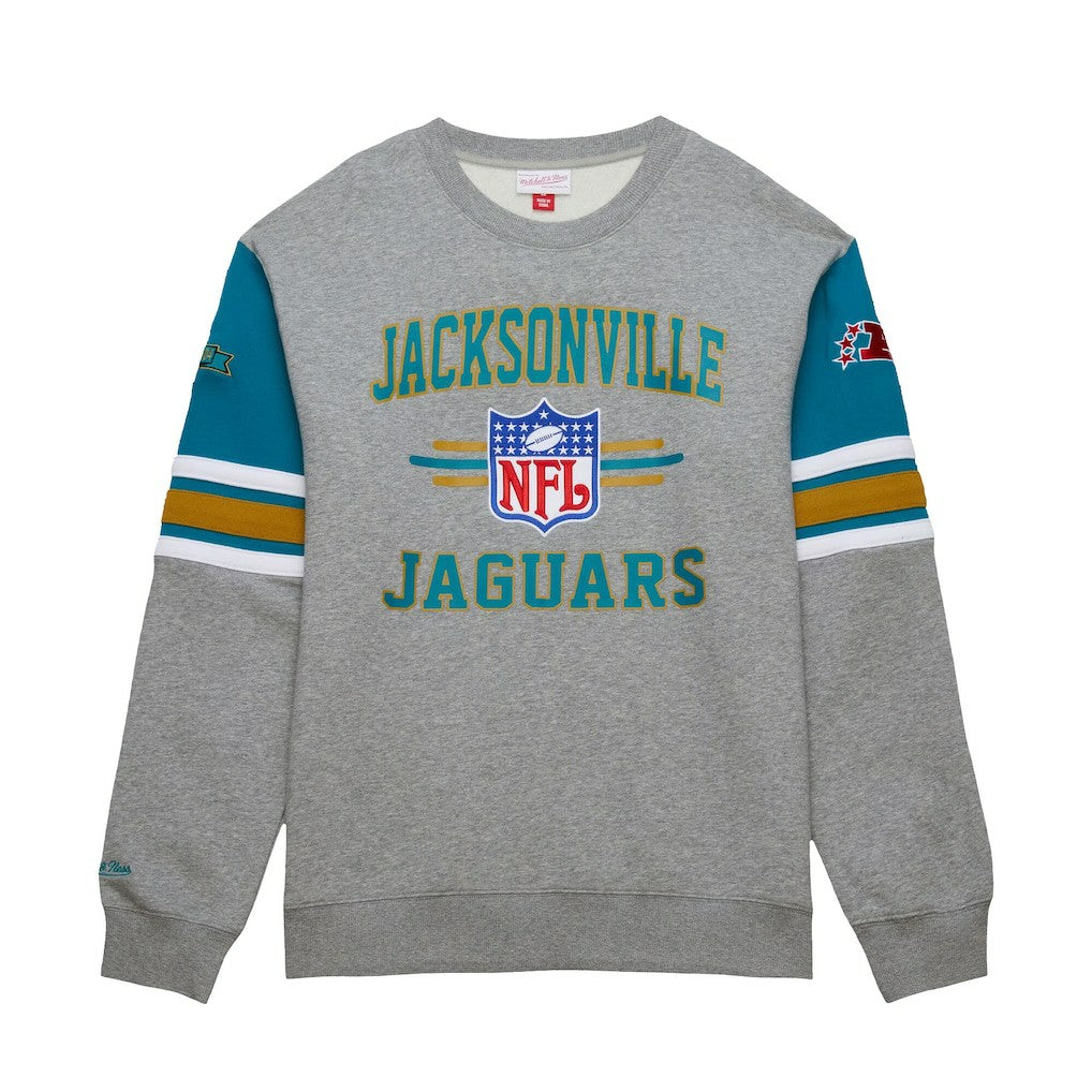 All Over 4.0 Vintage Logo Pullover Sweatshirt - Jacksonville Jaguars Pullover