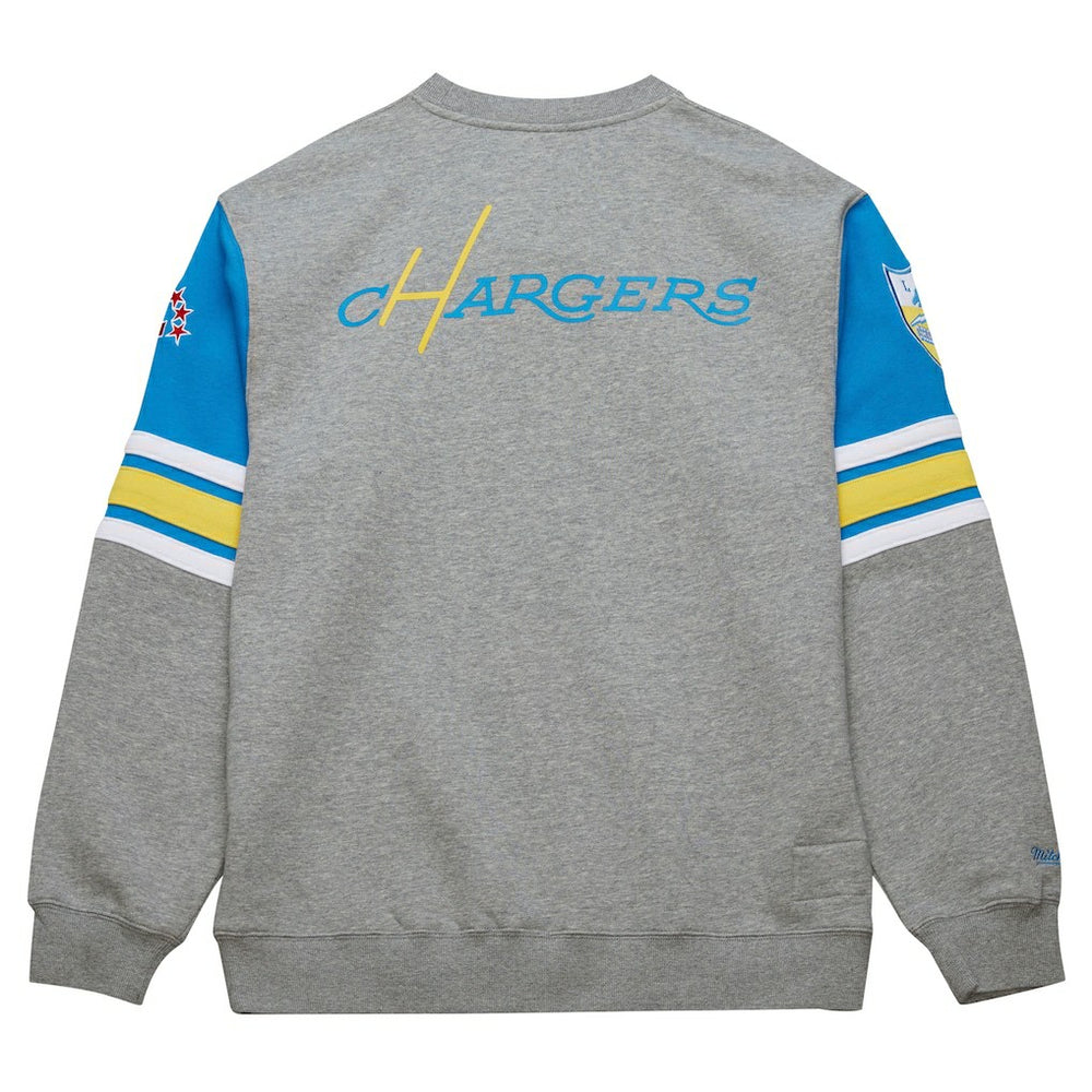 All Over 4.0 Vintage Logo Pullover Sweatshirt - Los Angeles Chargers Pullover