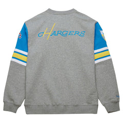 All Over 4.0 Vintage Logo Pullover Sweatshirt - Los Angeles Chargers Pullover