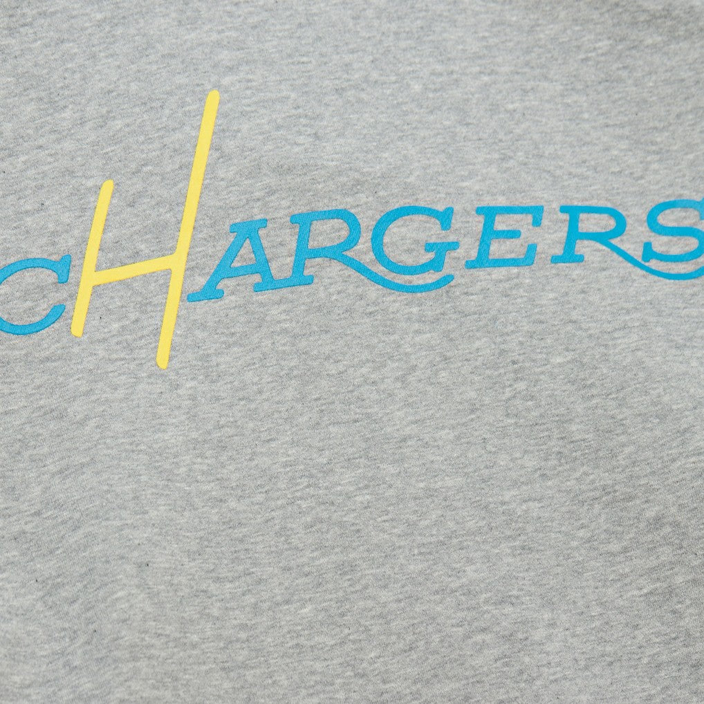 All Over 4.0 Vintage Logo Pullover Sweatshirt - Los Angeles Chargers Pullover