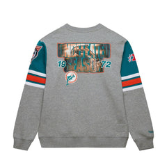 All Over 4.0 Vintage Logo Pullover Sweatshirt - Miami Dolphins Pullover