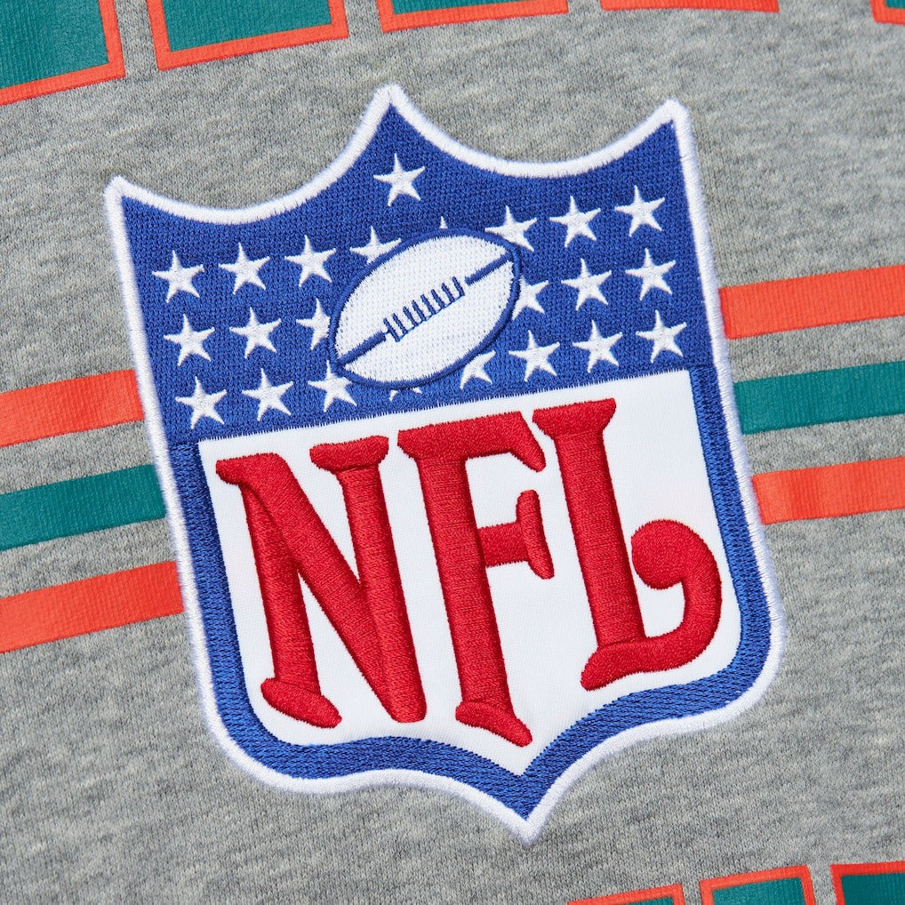 All Over 4.0 Vintage Logo Pullover Sweatshirt - Miami Dolphins Pullover