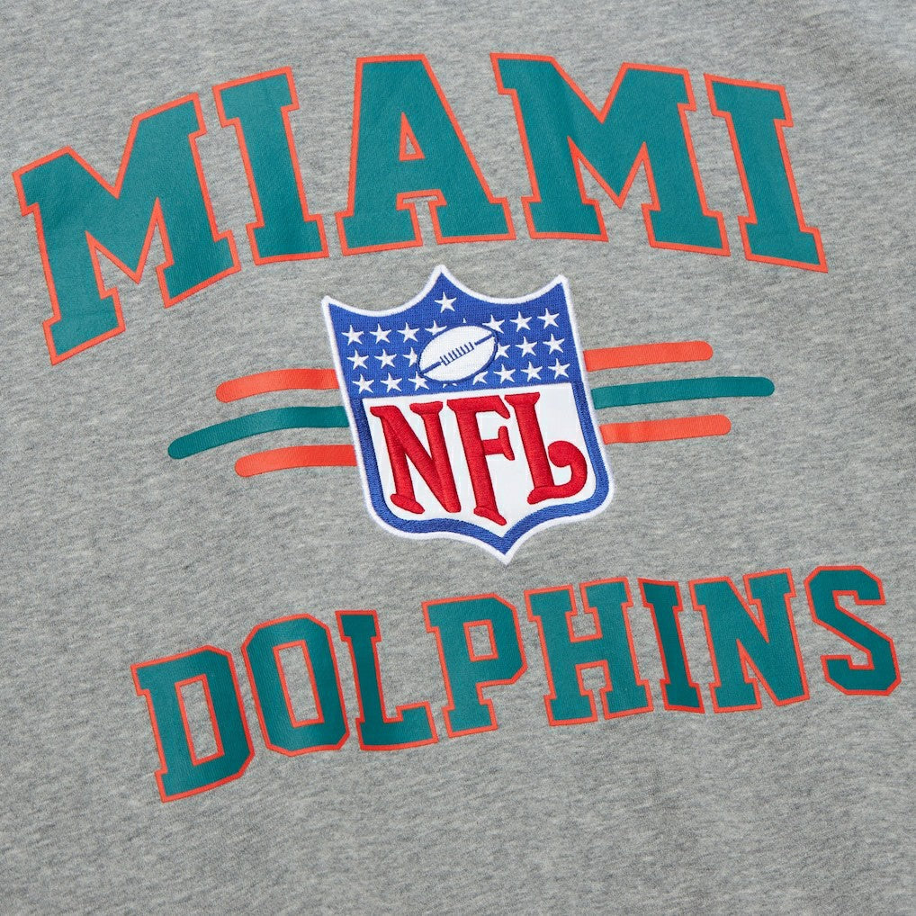 All Over 4.0 Vintage Logo Pullover Sweatshirt - Miami Dolphins Pullover