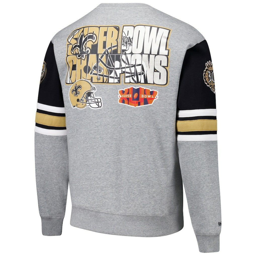 All Over 4.0 Vintage Logo Pullover Sweatshirt - New Orleans Saints Pullover