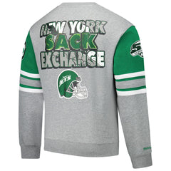 All Over 4.0 Vintage Logo Pullover Sweatshirt - New York Jets Pullover