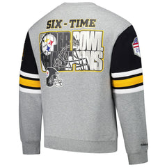 All Over 4.0 Vintage Logo Pullover Sweatshirt - Pittsburgh Steelers Pullover